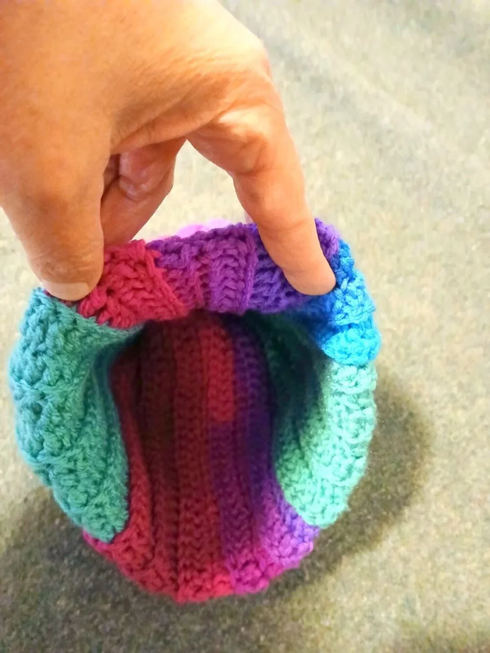 Handmade crochet beanie